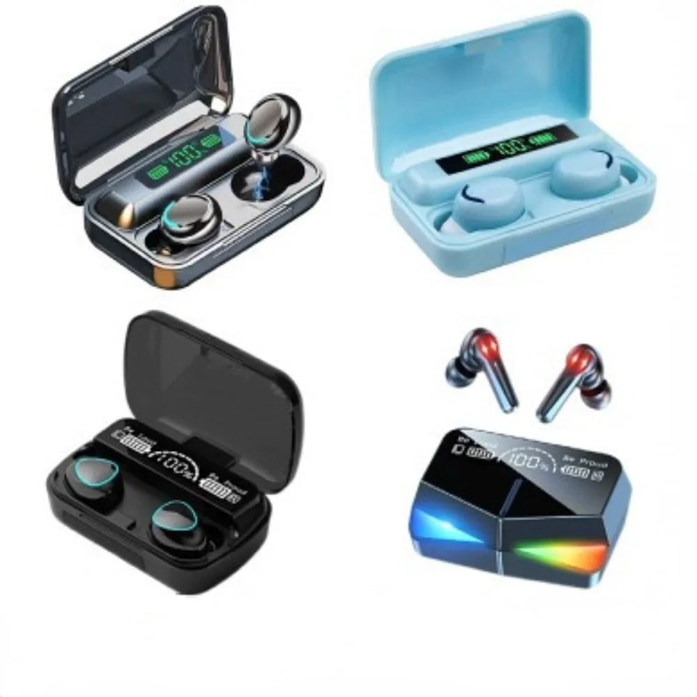 M10 Bluetooth Headset Digital Display Wireless Gaming Headset Waterproof In-ear Active Noise Cancellation Headset Low Latency