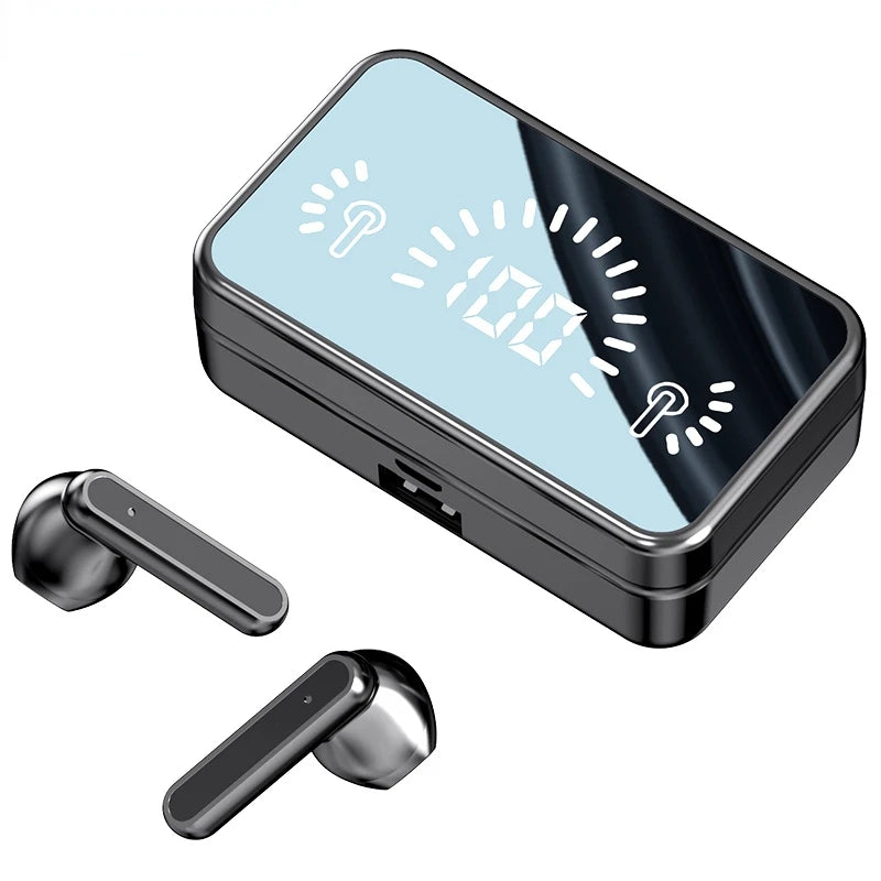 TWS Bluetooth 5.2 Earphones Stereo Sports Waterproof Bluetooth Wireless Headphones 2200mAh Charging Box Earbuds With Mic Earbuds